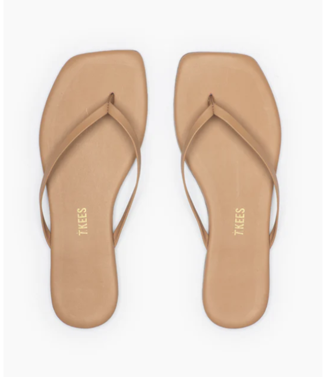 TKEES Lily Square Toe Flip Flop
