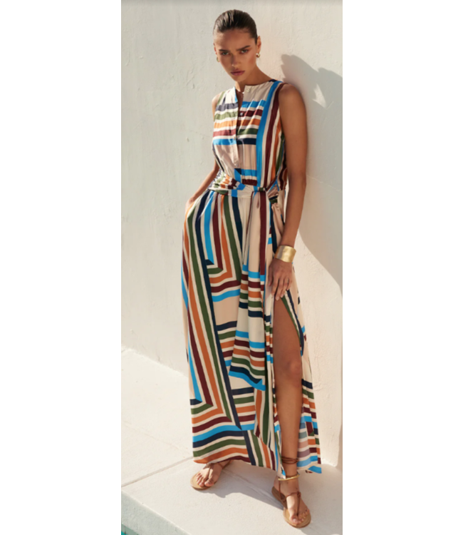 Misa Anabella Dress San Miguel Stripe