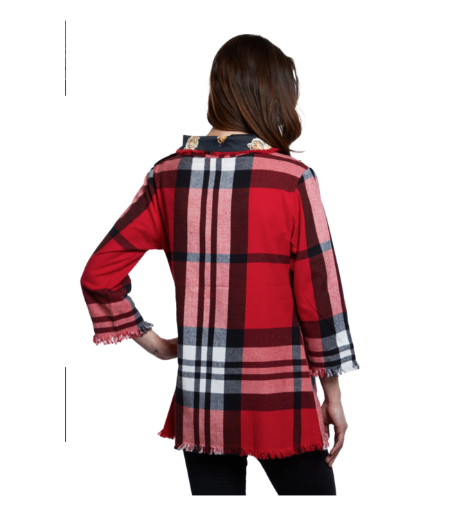 dizzy lizzie aspen cowl neck tunic