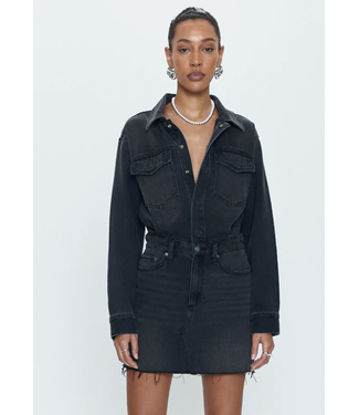 pistola Nina long sleeve mini dress