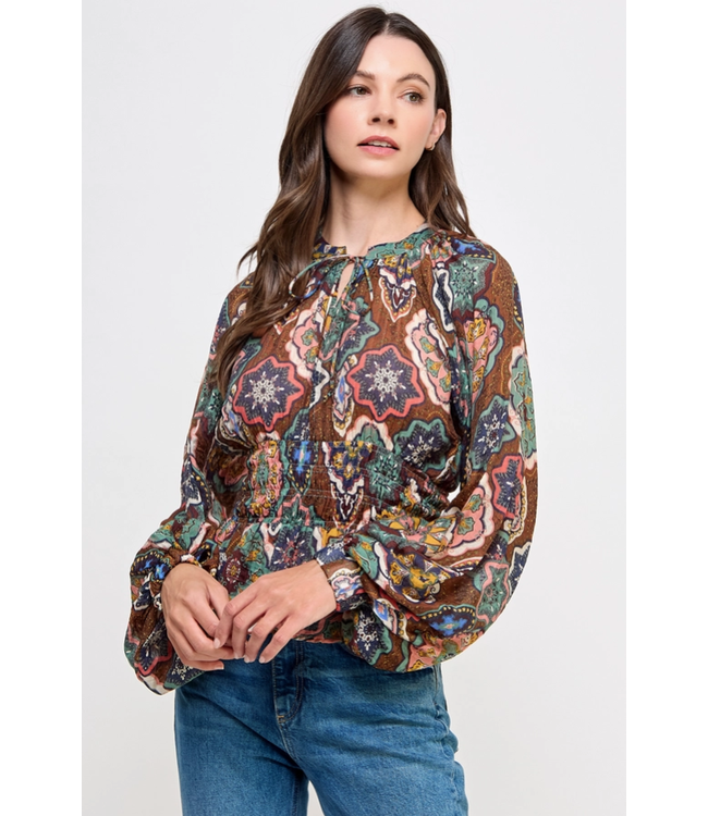 Ellie V-Neck Blouse
