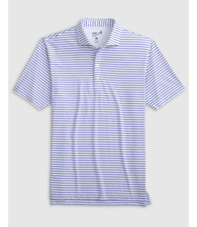 Johnnie-O Reese Striped Jersey Performance Polo