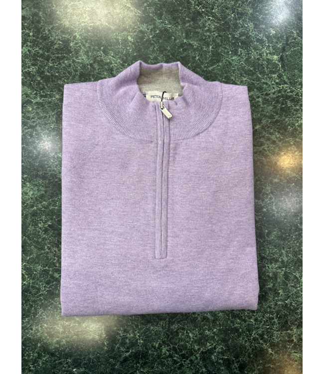 Coolspun Cotton Quarter-Zip Sweater