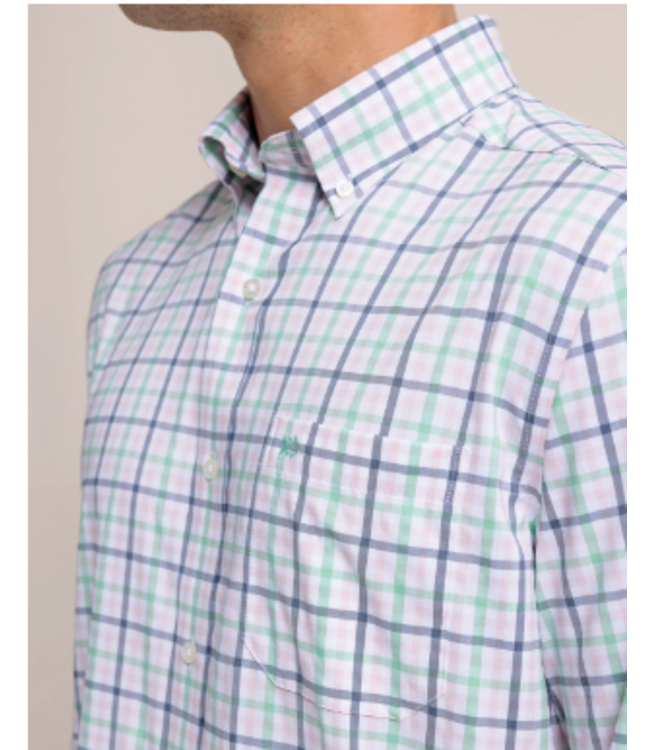 Glenmoor Plaid Long Sleeve Sport Shirt