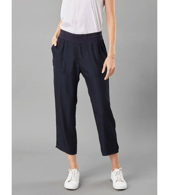D-Satin Cropped Jogger