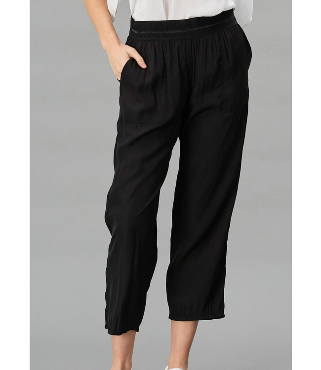 D-Satin Cropped Jogger