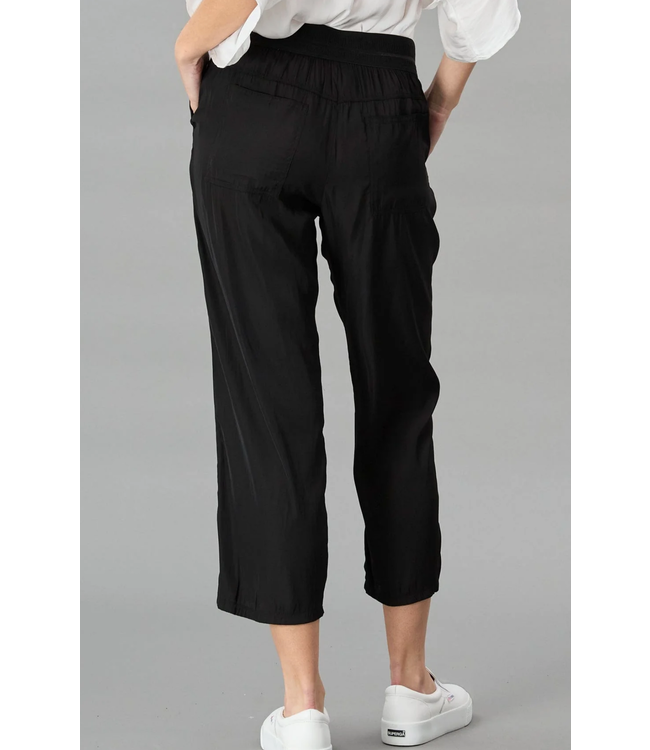 D-Satin Cropped Jogger