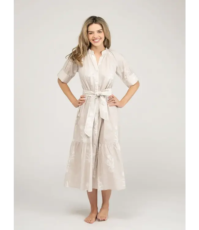 Jane Dress Jaipur Floral Beige