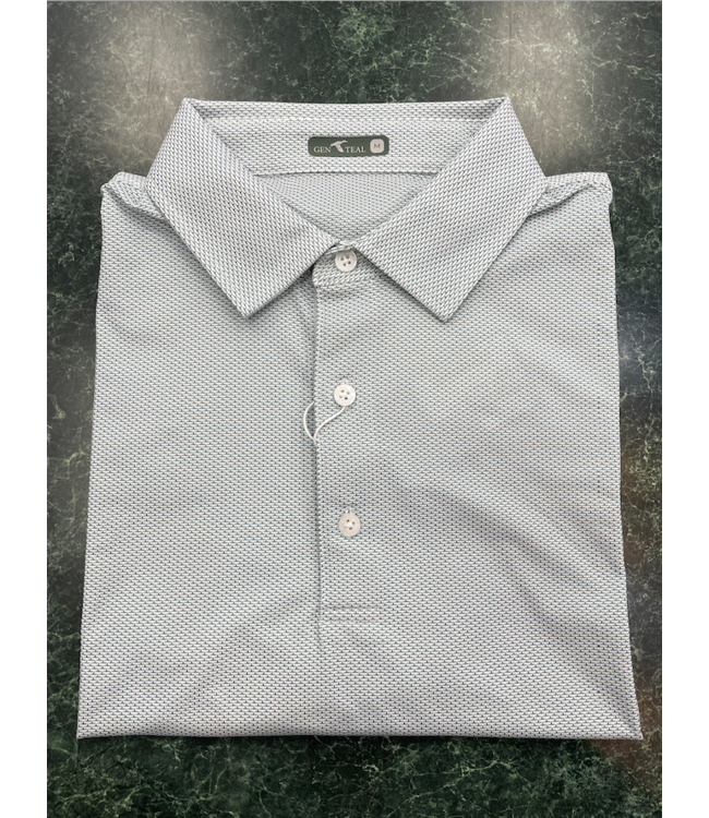 Brick Jacquard Polo