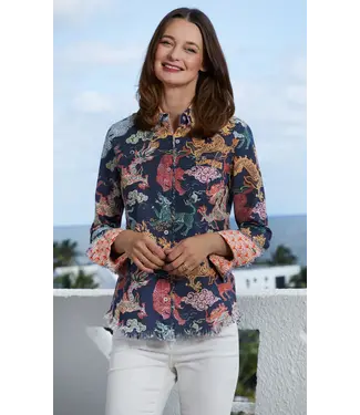DL Cape Cod Blouse with dragons