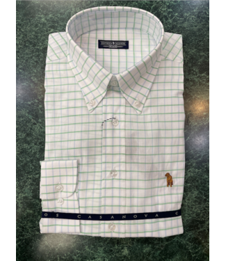 Southern Casanova Turtle Shell Check Button Down