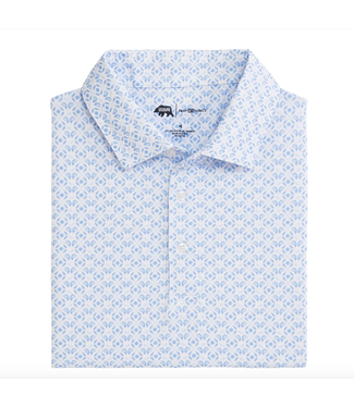 onward reserve Oyster Roast Printed Performance Polo