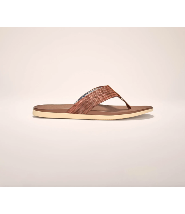 Boardwalk Woven Faux Leather Sandal