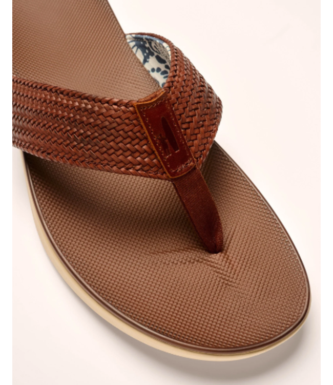 Boardwalk Woven Faux Leather Sandal