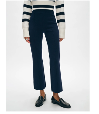 Superfine organic cotton kick flare pant