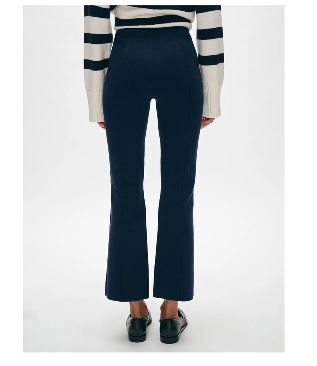 Superfine organic cotton kick flare pant