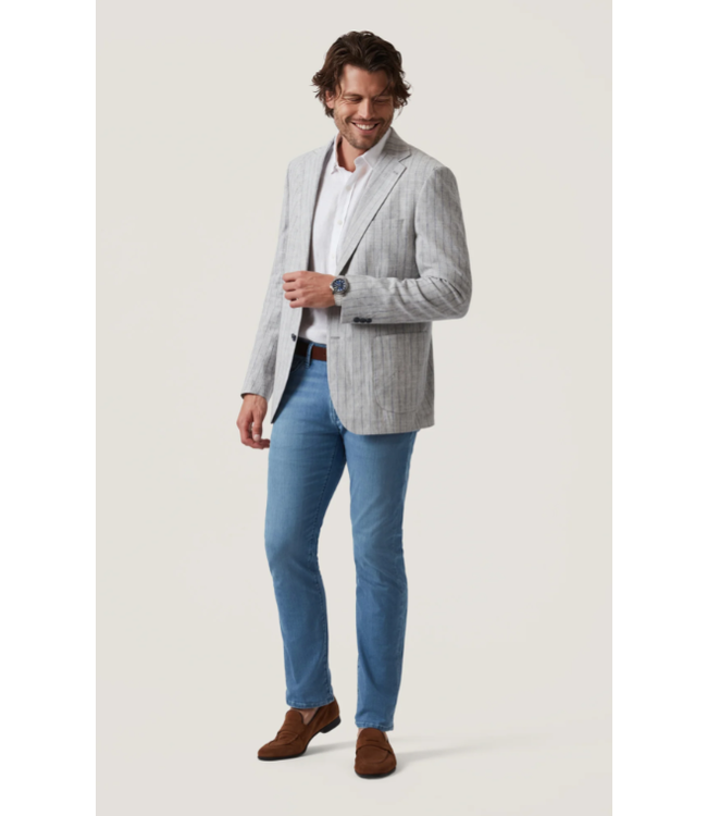 Courage Straight Leg Jeans in Mid Blue Kona