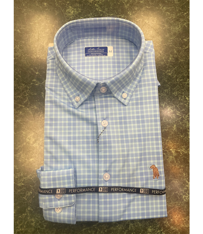 Coastal Sands Tattersall LS Performance Button Down