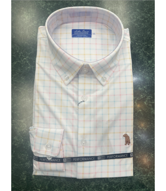 Southern Casanova Tidepool Check LS Performance Button Down