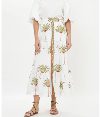 oliphant Button Front Skirt