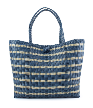 the lilley line Sailor stripe handle bag