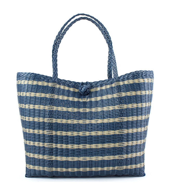 Sailor stripe handle bag