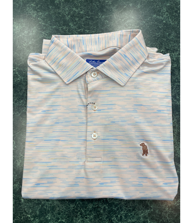 Melon Space  Dye Signature Polo
