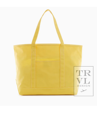 TRVL coated canvas mazi tote