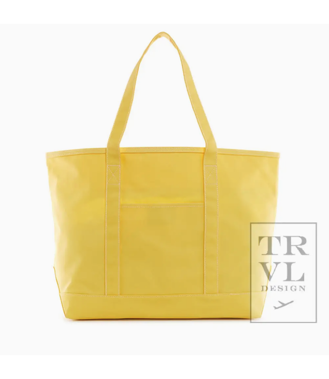 TRVL coated canvas mazi tote