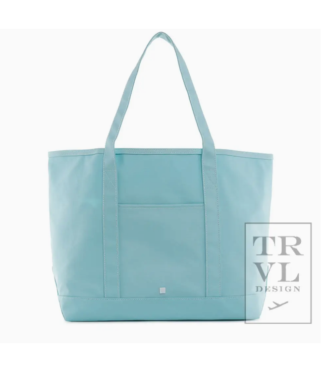 TRVL coated canvas mazi tote