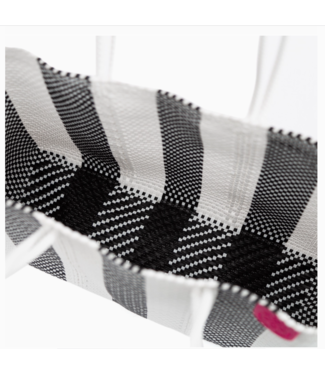 Tin Marin Tin Marin Zebra Woven Plastic Beach Super Tote- ST9