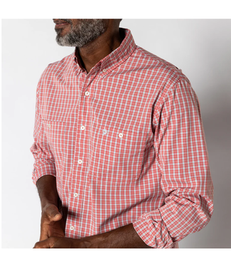 Sherman Plaid Performance Poplin Guide Shirt