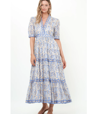 oliphant Oliphant 3311P1 v-neck cuffed maxi