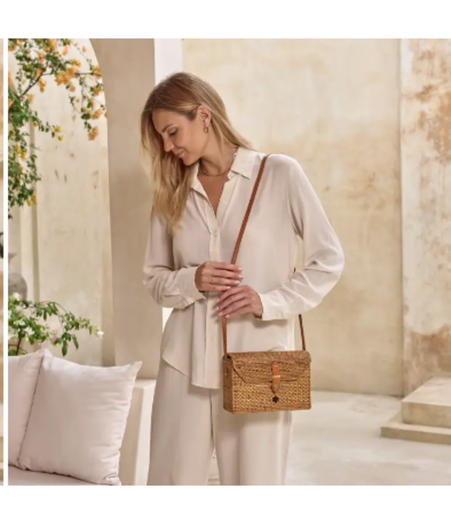 The Winding Road Ata Vine Rectangle Box Crossbody Bag