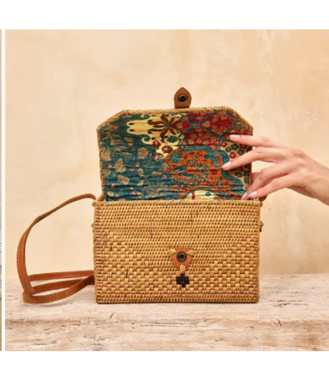 The Winding Road Ata Vine Rectangle Box Crossbody Bag