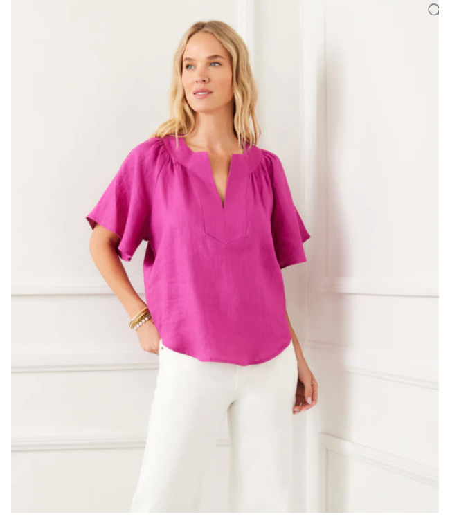 Karen Kane Flutter Sleeve Blouse