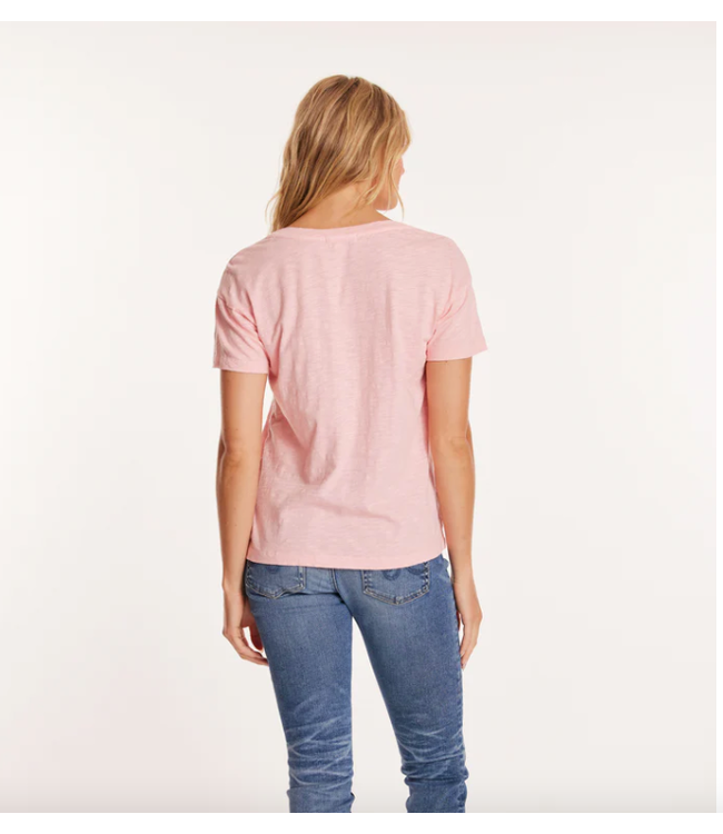 Mododoc S/S V-Neck Boxy Tee 41F-A2157