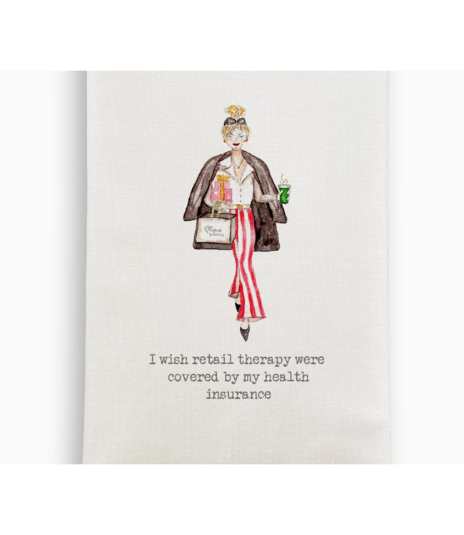 French graffiti Dishtowel