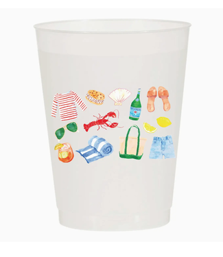 sip sip hooray Sip sip hooray frosted cups