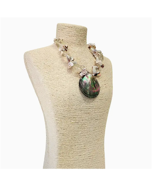 Bijoux Envie Bijoux envie N4372 seashell necklace