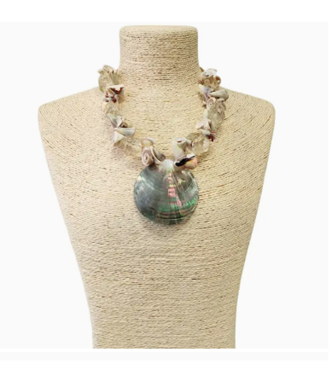 Bijoux envie N4372 seashell necklace