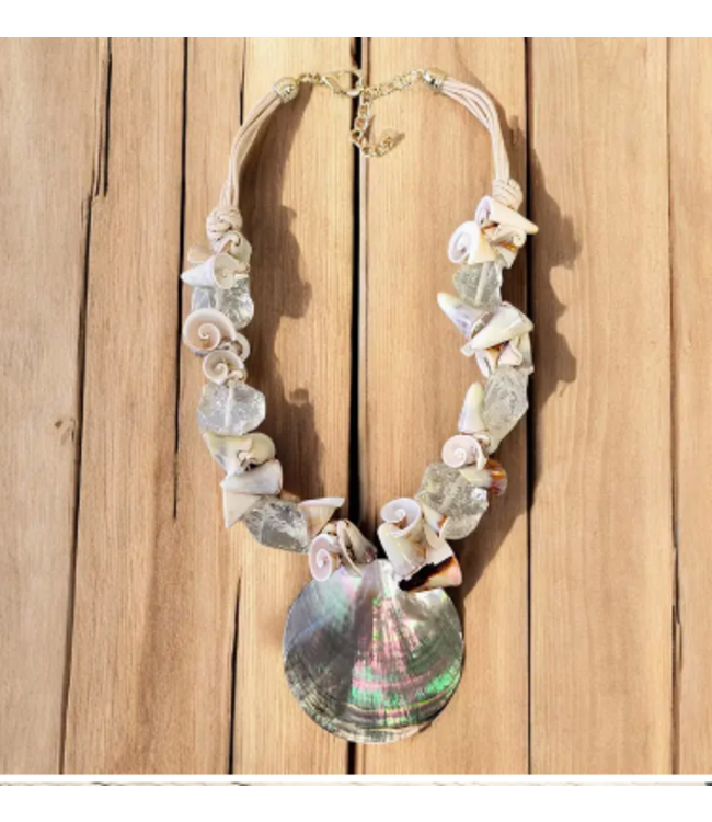 Bijoux envie N4372 seashell necklace