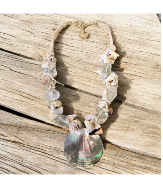 Bijoux envie N4372 seashell necklace