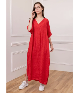 Linen & Cotton Linen & Cotton House Linen Dress-3372