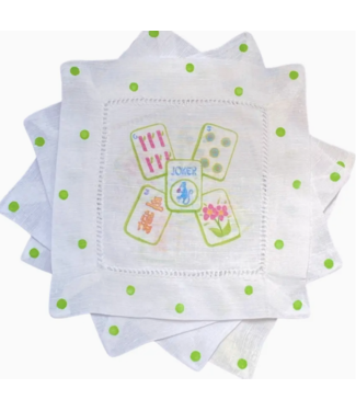 Lemondaisy design Linen Cocktail Napkins
