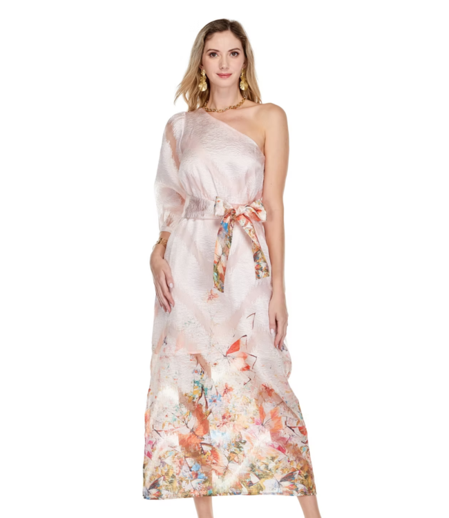 Jade One Shoulder Column Dress 73F9852