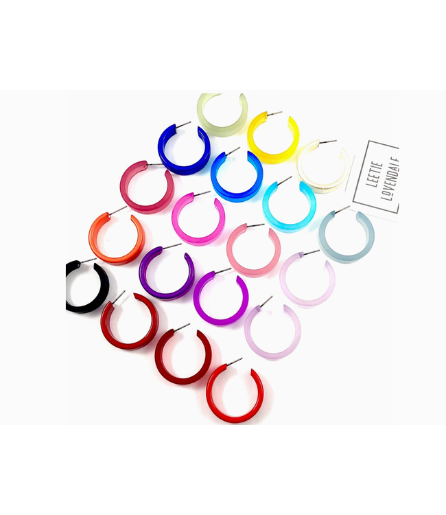 Lettie Lovendale Chandler Hoop Earring- GHD-RD2