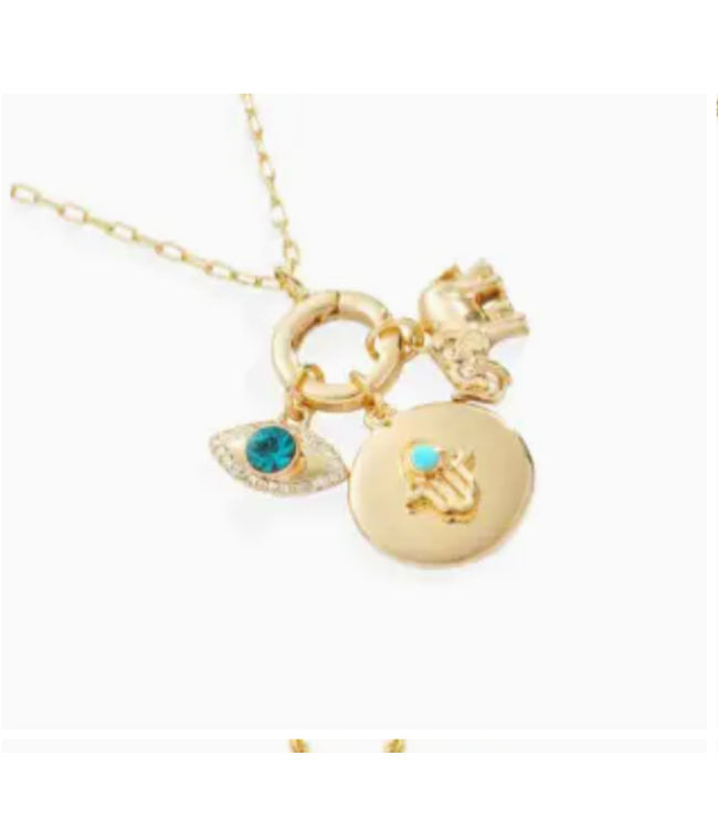 Hoopla  Carabiner- Charm Necklaces- Ready Made Options-711719