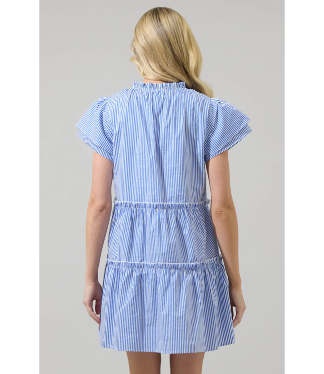 Sugarlips Sherah Striped Empire Tiered Mini Dress- STD14062PC