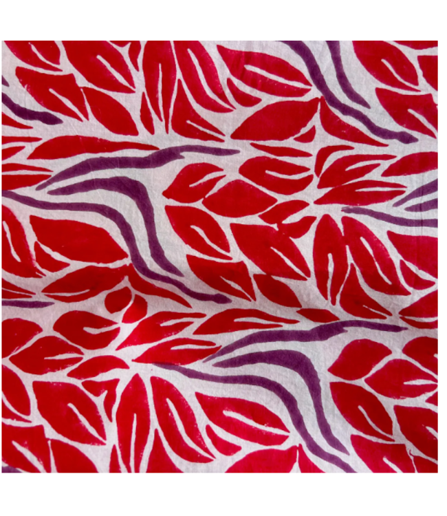 Beastly Threads Red Snake Ruffle Wrap Skirt